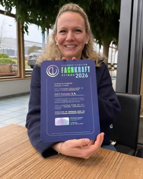 OST-Fenster S.A. – Verleihung FACHKRAFT 2026 – Bild 1